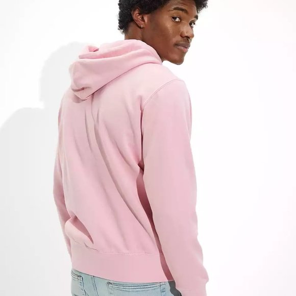 AE Super Soft Fleece Icon Hoodie Pink - Picture 3 of 5